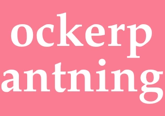 Synonym ockerpantning