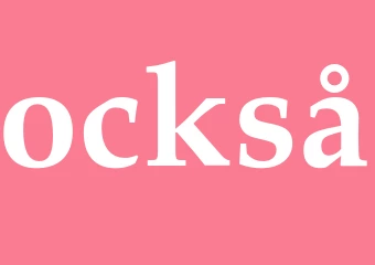 Synonym också