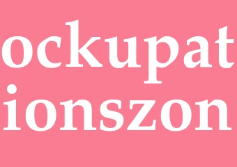 Synonym ockupationszon