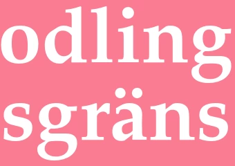 Synonym odlingsgräns
