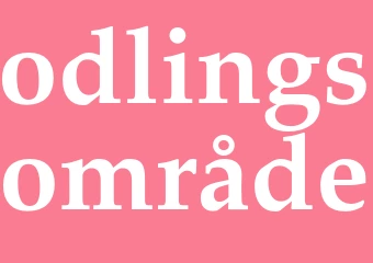 Synonym odlingsområde