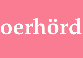 Synonym oerhörd