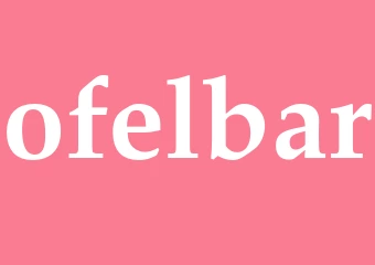 Synonym ofelbar