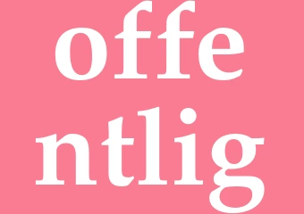 Synonym offentlig