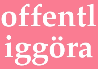 Synonym offentliggöra