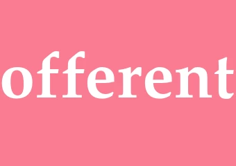 Synonym offerent