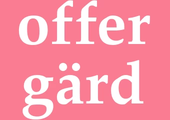 Synonym offergärd