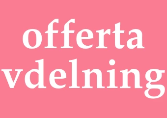 Synonym offertavdelning
