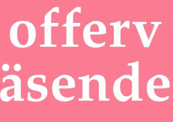 Synonym offerväsende