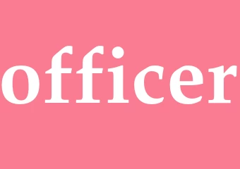 Synonym officer