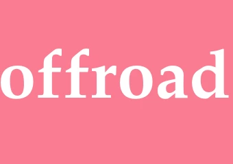Synonym offroad