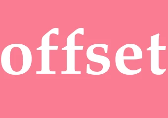 Synonym offset