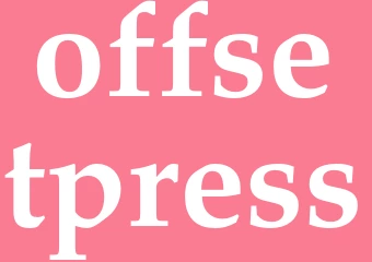 Synonym offsetpress