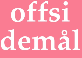 Synonym offsidemål
