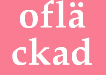Synonym ofläckad