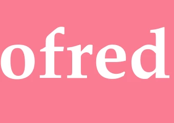 Synonym ofred
