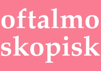 Synonym oftalmoskopisk