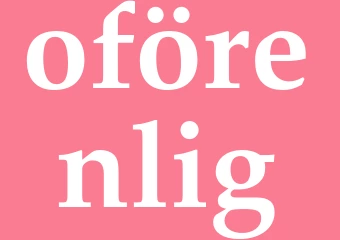 Synonym oförenlig