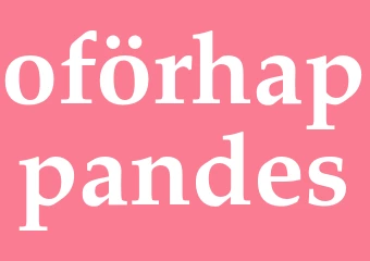 Synonym oförhappandes