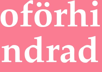 Synonym oförhindrad