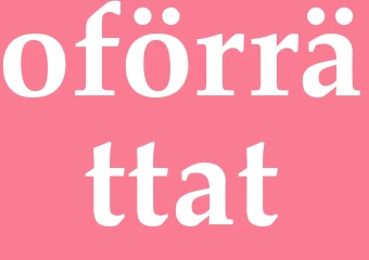 Synonym oförrättat