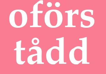 Synonym oförstådd
