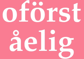 Synonym oförståelig