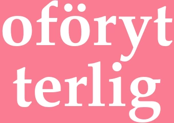 Synonym oförytterlig