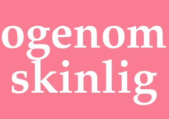 Synonym ogenomskinlig