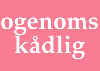Synonym ogenomskådlig