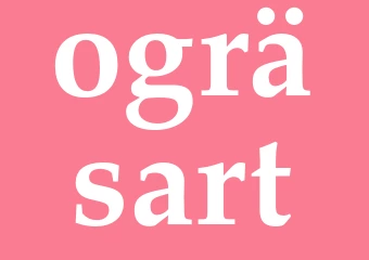 Synonym ogräsart