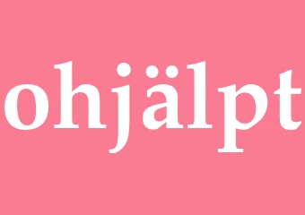 Synonym ohjälpt