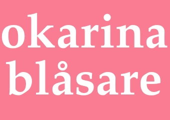 Synonym okarinablåsare