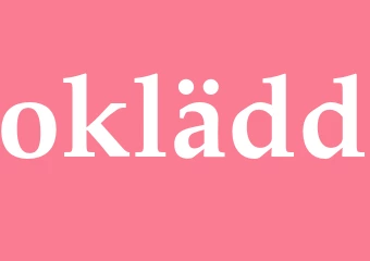 Synonym oklädd