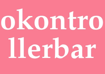 Synonym okontrollerbar