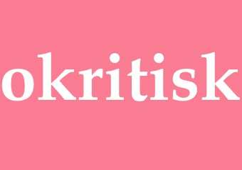 Synonym okritisk