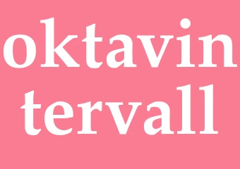Synonym oktavintervall