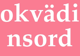 Synonym okvädinsord