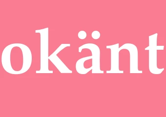Synonym okänt