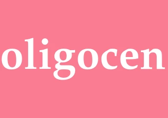 Synonym oligocen