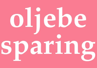 Synonym oljebesparing