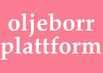 Synonym oljeborrplattform