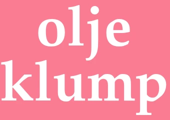 Synonym oljeklump