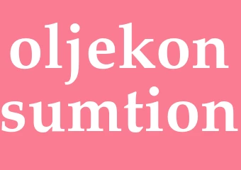 Synonym oljekonsumtion