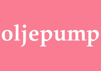 Synonym oljepump