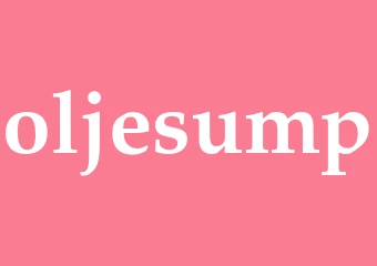 Synonym oljesump