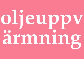 Synonym oljeuppvärmning