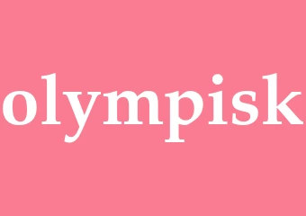 Synonym olympisk