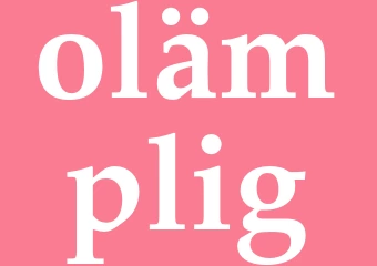 Synonym olämplig