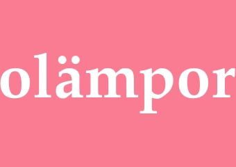 Synonym olämpor